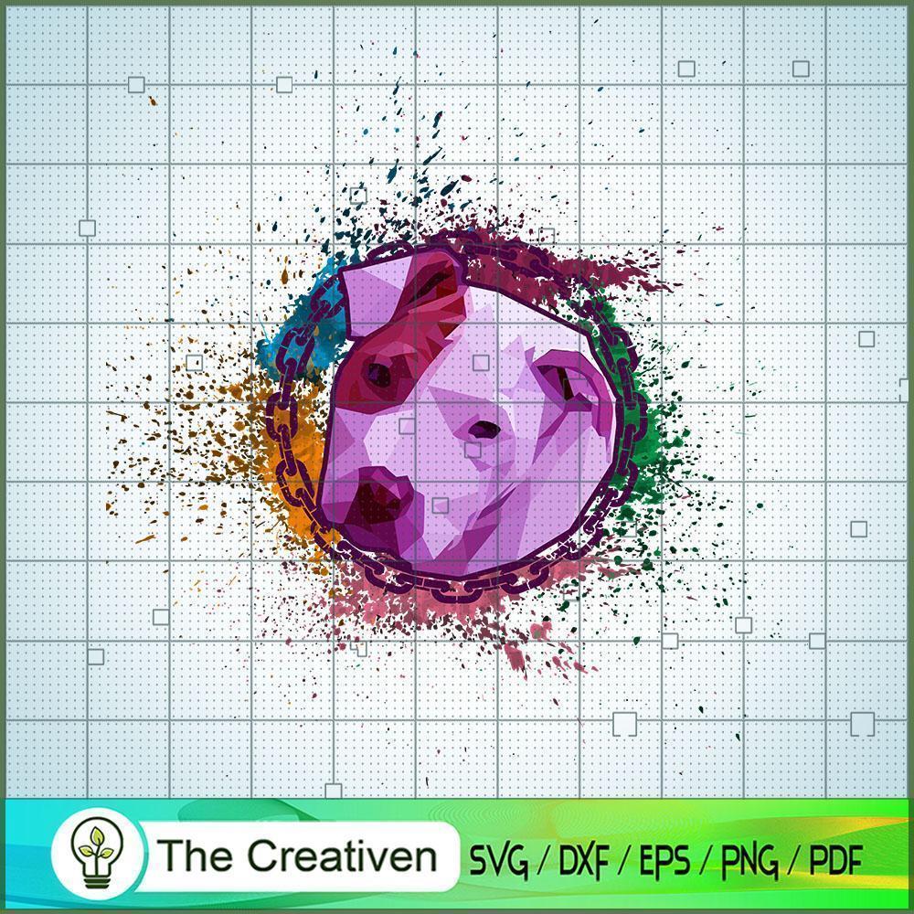 Pitbull Dog Colorful SVG, Dog SVG, Pet Lover SVG 1 Pitbull Dog Colorful SVG, Dog SVG, Pet Lover SVG