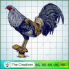 Gamefowl SVG, Chicken SVG, Animals SVG 3 gamefowl copy