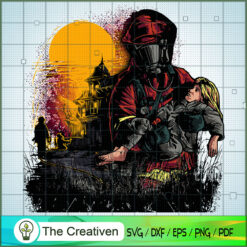 Firefighter SVG, Fireman SVG, Axe Fire Hydrant SVG