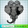 Elephant Head SVG Cut File for Cricut & Silhouette Design 16544 2 ELEPHANT 1 copy