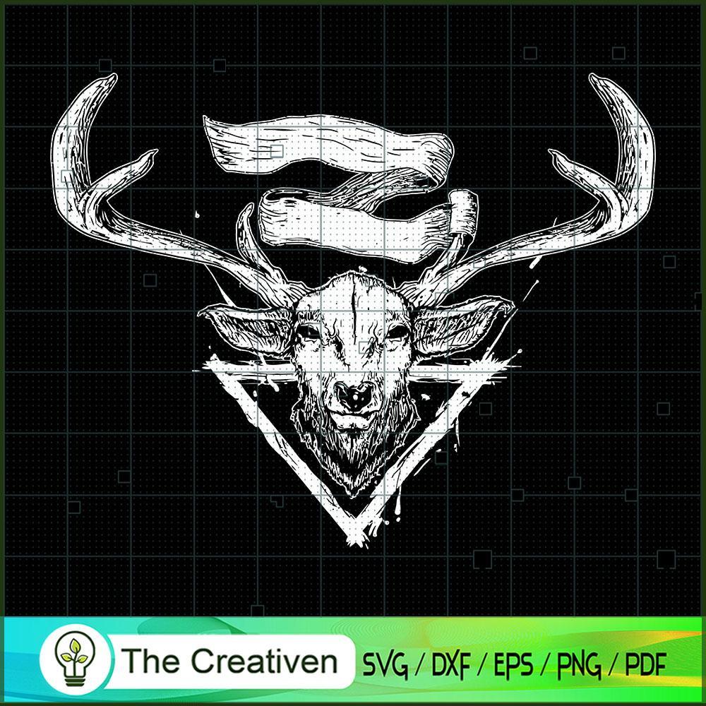 Deer SVG, Deer Horn SVG, Deer Logo SVG 1 Deer SVG, Deer Horn SVG, Deer Logo SVG