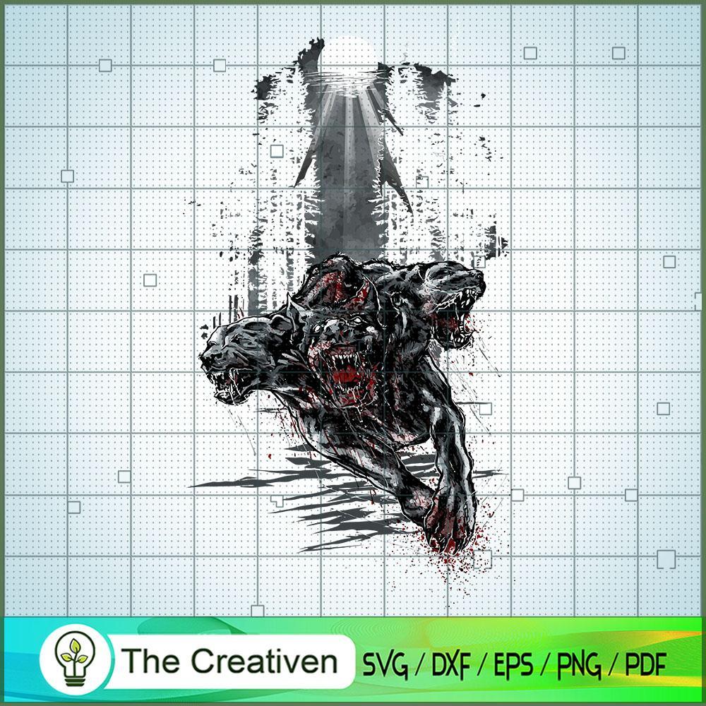 Cerberus SVG, Animals SVG, Cerberus Scary SVG 1 Cerberus SVG, Animals SVG, Cerberus Scary SVG
