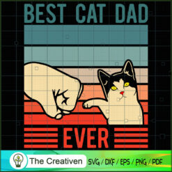 Best Cat Dad Ever SVG Cut File for Cricut & Silhouette Design 16431