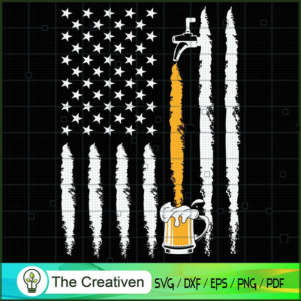 Craft Beer American Flag USA SVG Cut File for Cricut 1 Craft Beer American Flag USA SVG Cut File for Cricut