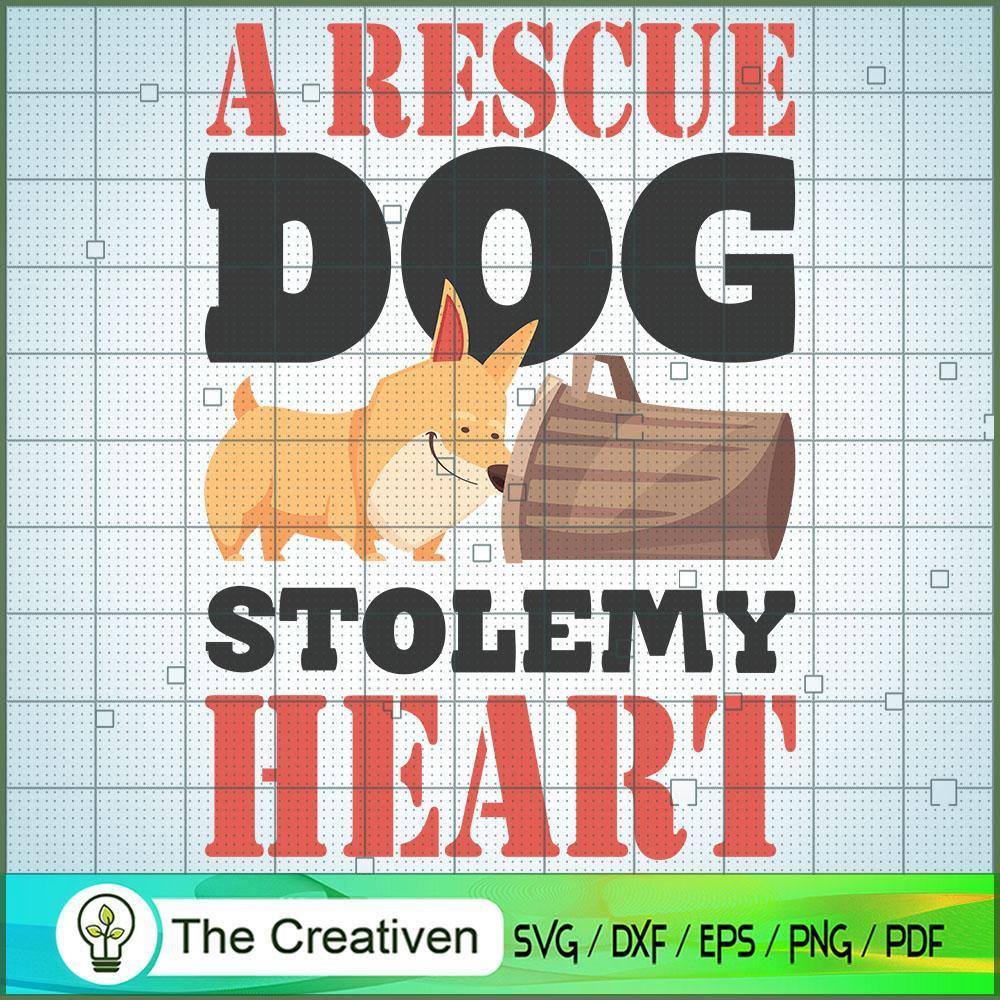 A Rescue Dog Stole My Heart Dogs SVG , Dog SVG , Dog Silhouette 1 A Rescue Dog Stole My Heart Dogs SVG , Dog SVG , Dog Silhouette