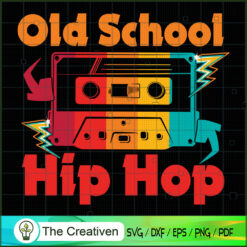 Retro Old School Hip Hop 80s SVG Cut File for Cricut