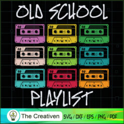 Cassette Tape 80s Old School SVG Cut File for Cricut