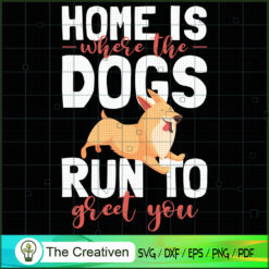 Home Is Where The Gods Run T SVG Cut File for Cricut