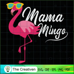 Mamamingo Mama Pink Flamingo SVG, Animal Lover SVG, Flamingo SVG