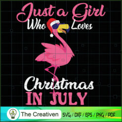 Girl Who Loves Christmas Jul SVG Cut File for Cricut