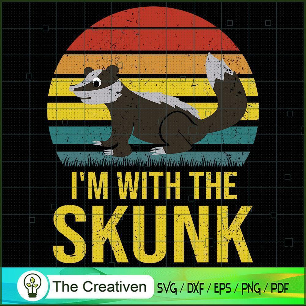 I'm with the Skunk SVG, Skunk SVG, Halloween SVG 1 I'm with the Skunk SVG, Skunk SVG, Halloween SVG
