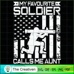 My Favourite Soldier Calls M SVG Cut File for Cricut