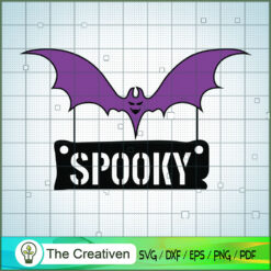 Stay Spooky Halloween Bat Wi SVG Cut File for Cricut