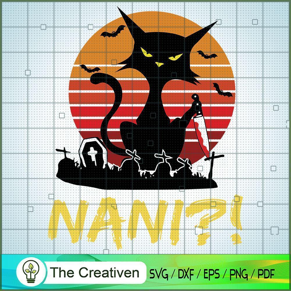 Funny Cat with Knife Nani Halloween SVG, Funny Cat SVG, Halloween SVG 1 Funny Cat with Knife Nani Halloween SVG, Funny Cat SVG, Halloween SVG