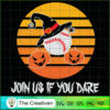 Baseball Halloween Witch Hat SVG Cut File for Cricut