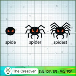 Spide Spider Spidest Funny H SVG Cut File for Cricut