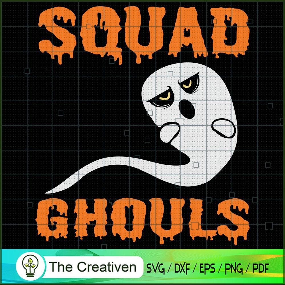 Squad Ghouls Funny Ghost Hal SVG Cut File for Cricut 1 Squad Ghouls Funny Ghost Hal SVG Cut File for Cricut