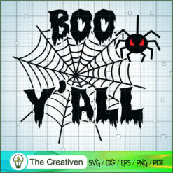 Boo Y'all SVG, Boo SVG, Halloween SVG