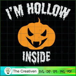 I'm Hollow Inside Funny Pump SVG Cut File for Cricut