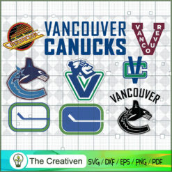 Vancouver Canucks Bundle SVG Cut File for Cricut & Silhouette
