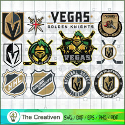 Vegas Golden Knight Bundle SVG Cut File for Cricut & Silhouette