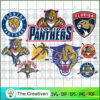 Florida Panthers Bundle SVG Cut File for Cricut & Silhouette 3 Florida Panthers copy