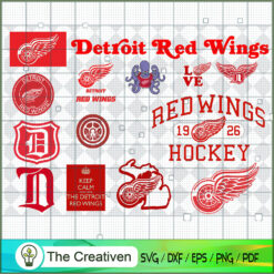 Detroit Red Wings Bundle SVG Cut File for Cricut & Silhouette