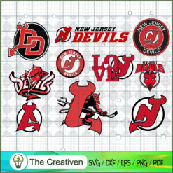 New Jersey Devils Bundle SVG Cut File for Cricut & Silhouette