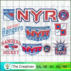 New York Rangers Bundle SVG Cut File for Cricut & Silhouette