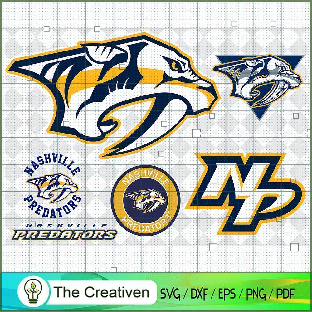 Nashville predators Bundle SVG Cut File for Cricut & Silhouette 1 Nashville predators Bundle SVG Cut File for Cricut & Silhouette