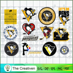 Pittsburgh Penguins Bundle SVG Cut File for Cricut & Silhouette