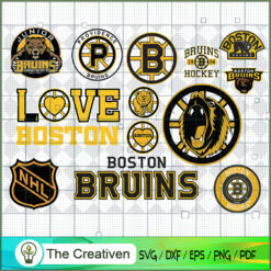 Boston Bruins Bundle SVG Cut File for Cricut & Silhouette