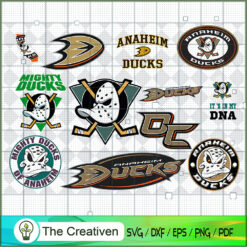 Anaheim Ducks Bundle SVG Cut File for Cricut & Silhouette