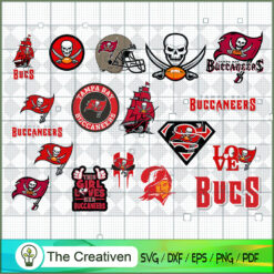 Tampa Bay Buccaneers Bundle SVG Cut File for Cricut & Silhouette