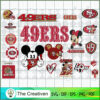 San Francisco 49ers Bundle SVG Cut File for Cricut & Silhouette 2 61 Francisco 49ers copy