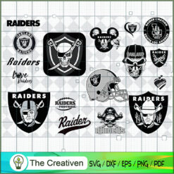 Oakland Raiders Bundle SVG Cut File for Cricut & Silhouette