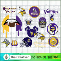 Minnesota Vikings Bundle SVG Cut File for Cricut & Silhouette