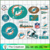 Miami Dolphins Bundle SVG Cut File for Cricut & Silhouette 3 45 Miami Dolphins copy