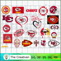 Kansas City Chiefs Bundle SVG Cut File for Cricut & Silhouette