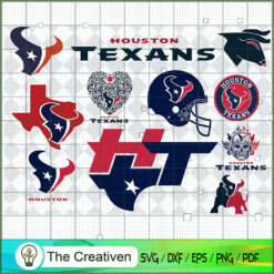 Houston Texans Bundle SVG Cut File for Cricut & Silhouette