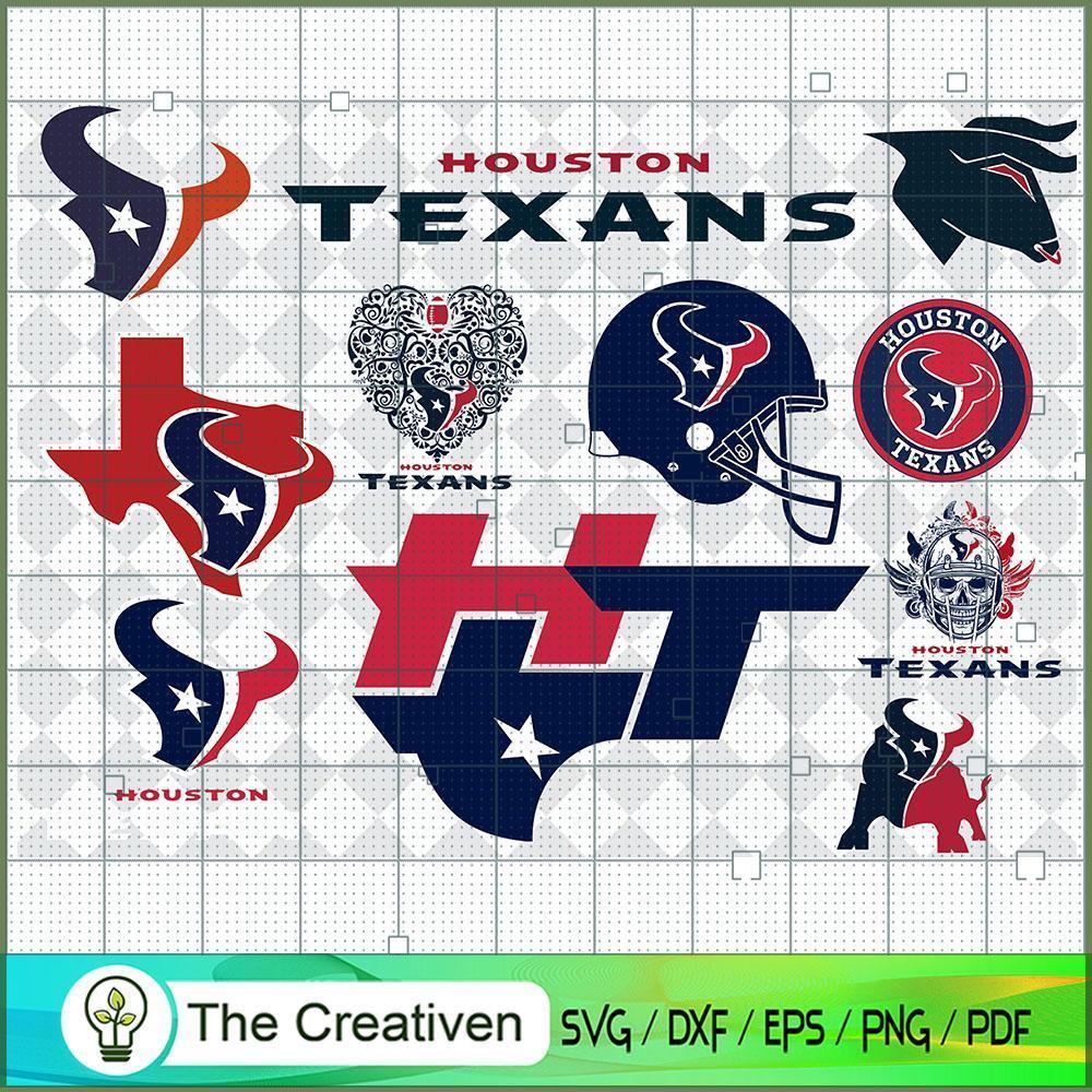 Houston Texans Bundle SVG Cut File for Cricut & Silhouette 1 Houston Texans Bundle SVG Cut File for Cricut & Silhouette