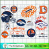 Denver Broncos Bundle SVG Cut File for Cricut & Silhouette