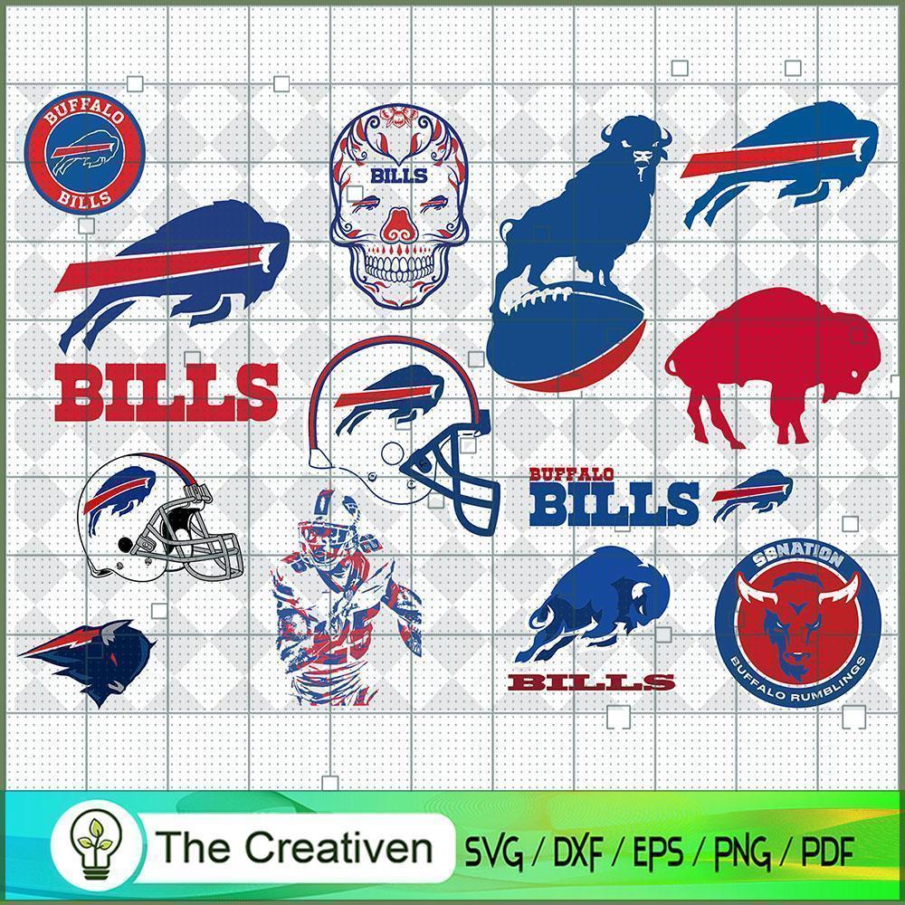 Buffalo Bills Bundle SVG Cut File for Cricut & Silhouette 1 Buffalo Bills Bundle SVG Cut File for Cricut & Silhouette