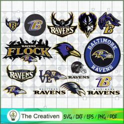 Baltimore Ravens Bundle SVG Cut File for Cricut & Silhouette