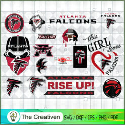 Atlanta Falcons Bundle SVG Cut File for Cricut & Silhouette