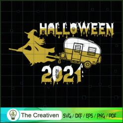 Halloween Camping Lover SVG Cut File for Cricut & Silhouette