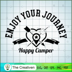 Happy Camper SVG Cut File for Cricut & Silhouette Design 14990