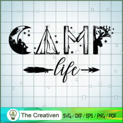 Camp Life SVG Cut File for Cricut & Silhouette