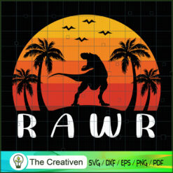 Rawr Dinosaur SVG Cut File for Cricut & Silhouette
