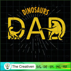 Dinosaurs Dad SVG Cut File for Cricut & Silhouette